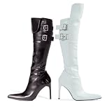 434-BACH, 4 Heel Knee High Boot With Inner Zipper by Ellie Shoes