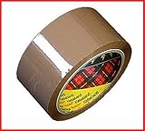 3M Scotch® Packing/Packaging Tape 50x66 Buff 72 Rolls