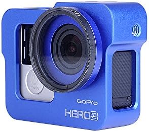 Kahca - Aluminium Alloy Metal Protective Housing Case Shell Accessory Kit With 37mm UV Filter For GoPro Hero4 Silver Black Hero 3+ 3 (GoPro 3)