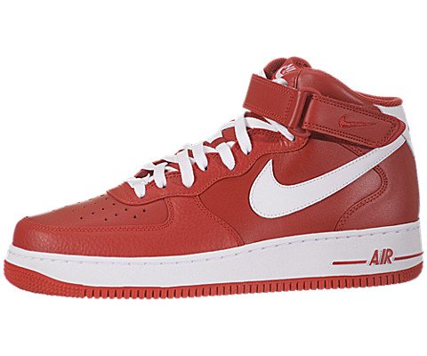 Nike Air Force 1 Mid '07 Mens Basketball Shoes Sport Red/White-Sport Red 315123-601