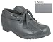 Capelli New York Shiny Solid Loafer Body With Shoelaces Ladies Rubber Rain Boot Grey 8