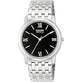 Citizen Men's Eco-Drive Stiletto Stainless Steel Watch #AR0010-53E