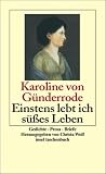 Einstens lebt ich s&uuml;&szlig;es Leben: Gedichte, Prosa, Briefe, Zeugnisse von Zeitgenossen: Gedichte - Prosa - Briefe von Zeitgenossen (insel taschenbuch) - Karoline von G&uuml;nderrode
