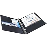 Avery Economy Binder with 1-Inch Round Ring, Black (3301)
