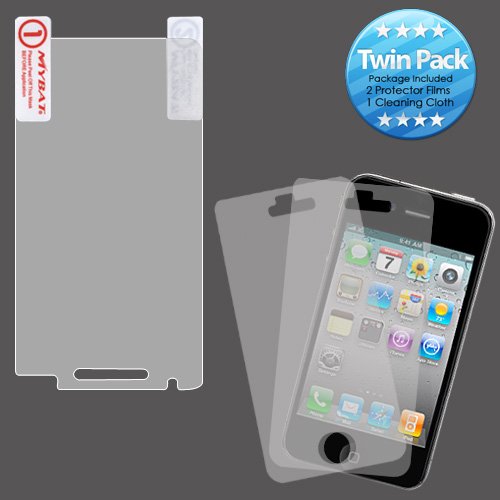MYBAT MOTA955LCDSCPRTW LCD Screen Protector for Motorola Droid 2 A955 - Retail Packaging - Twin Pack