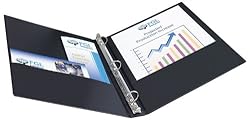Avery Economy Binder with 1-Inch Round Ring, Black, 1 Binder (3301)
