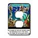 Londons Times Fish Fishing Deep Beneath Cartoons - The Rare Snickerhead Fish - Light Switch Covers - 2 plug outlet cover