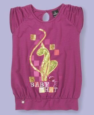Baby Phat Little Girl Sequin Kitty Top