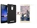 Shop Buzz Combo-BCb+Temp-MiNote3 Combo of Back Cover + Tempered Glass - Xiaomi Redmi Note 3 and Back Cover and Tempered Glass Screen Protector For Mi Note 3(Black) RS.269.00