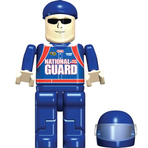 K'Nex Dale Earnhardt Jr Figure Bag, 36509, 8 Piece Set, NASCAR, National Guard