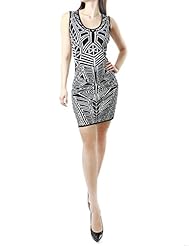 Cocktail General Print Stretchy Spring Summer Fall Winter Sleeveless Acrylic/Cotton/Nylon/Polyester/Rayon/Spandex/Viscose/Wool  Dress