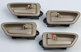 97 98 99 00 01 Toyota Camry 4 Inside door handle TAN 1997 1998 1999 2000 2001