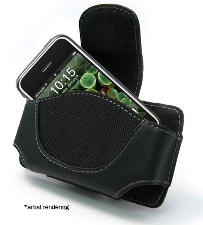 Incipio Apple iPhone Leather/Nylon Ranger Case (Black)