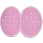 Pink - Genuine Swarovski Crystal Embellished Ear Mitts Bandless Ear Muffs 100g ThinsulateTM Insulation DuPontTM Teflon� (Various Colors/Styles/2 Sizes Available) (Regular, Diamond)