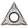 Sandvik Coromant T-MAX U Cermet Turning Insert, TCMT Style, Triangle Shape, UM Chipbreaker, CT5015 Grade, Uncoated