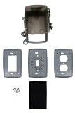 Raco 5750-0 RaynTite II Single-Gang Weatherproof Duplex Box Cover, Smoke