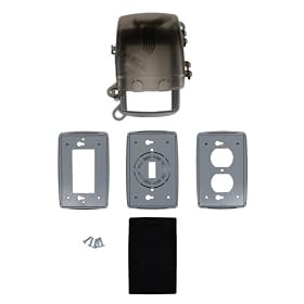 Raco 5750-0 RaynTite II Single-Gang Weatherproof Duplex Box Cover, Smoke