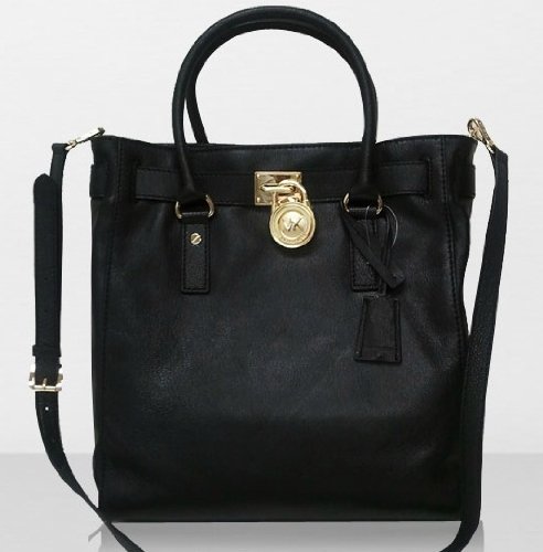 MICHAEL Michael Kors Hamilton Multifunction Leather NS Tote - Black