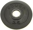 Muscle Driver 1kg Rule Black Metal Plate 2.5kg (Pair)