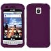 New Amzer Silicone Skin Jelly Case Purple For Lg Optimus M Ms690 Lg Optimus C Lw690 Fashionable