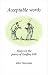Search : Acceptable Words: Essays on the Poetry of Geoffrey Hill
