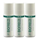 Biofreeze Pain Relieving Roll On, 3-Ounce (Pack of 3) ~ Biofreeze