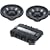 Kenwood P-W612 Two 12-Inch Subwoofers and Stereo/Bridgeable Power Amplifier