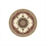 Home Dynamix Regency, Traditional Area Rug 5 Round Ivory