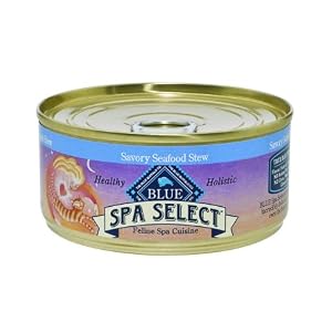Blue Buffalo Spa Select Canned Cat Food, Savory Seafood Entr�e (Pack of 24 5.5-Ounce Cans) by 