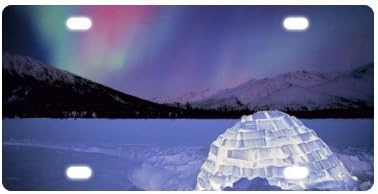 Aurora License Plate with made from Aluminum-12" X 6" inches