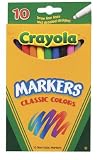 Crayola 10ct Classic Fine Line Markers