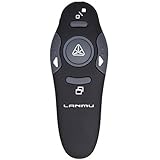 LANMU&reg; 2.4GHz Wireless USB PowerPoint Presenter Remote Control Laser RF Pointer Pen