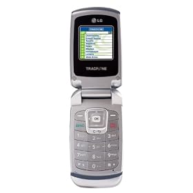 TracFone LG 410 Prepaid Cell Phone - Black/Silver