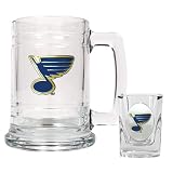 St Louis Blues Beer Mug And Shot Glass Boilermaker Set