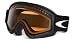 Oakley Unisex-Adult L Frame Snow Goggle(Black,Persimmon)
