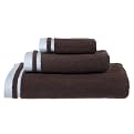 Thomas O'Brien® Reversible 3-pc. Towel Set - Deep Chocolate/ Canterbury Blue