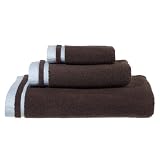 Thomas O'Brien® Reversible 3-pc. Towel Set - Deep Chocolate/ Canterbury Blue