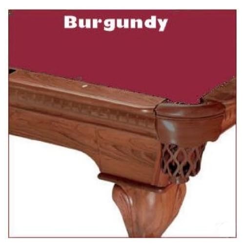 Review 8' Burgundy ProLine Classic Teflon Billiard Pool Table Cloth