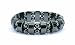 Black Crescent Beaded Magnetic Hematite Bracelet - 1 bracelet