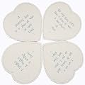 East of India Heart Coasters - Fun Gin, Vodka, Wine Sayings