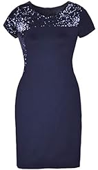 Petite Sequined Glittering Vintage Cocktail Sheath Tunic 