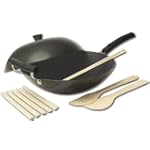 Joyce Chen Classic Series 10-Piece Carbon-Steel Nonstick Wok Set