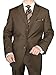 Gino Valentino Men's 3 Button Jacket Flat Front Pants 2 Piece Suit