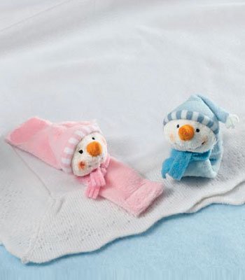 Buy ‘Melton’ Snowman Holiday Baby Wrist Rattle