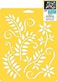 Plaid Delta Stencil Mania Climbing Vines, Size 7-Inch by 10-Inch, 3-Count