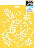 Plaid Delta Stencil Mania Climbing Vines, Size 7-Inch by 10-Inch, 3-Count