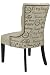 Ceyland Tufted Back Dining Chair, ANTQ BRS NLHEAD, TEAHOUSE BLACK