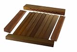 SeaTeak Louvered Door Side Rails, 1 Pair