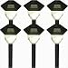 Homebrite Plastic Garden Landscape Solar Lights, 30830, Carriage, Set of 6, Black
