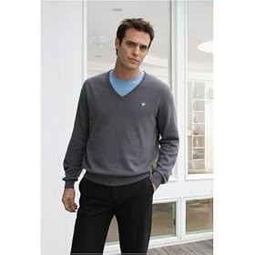 BMW Mens V-Neck Sweater